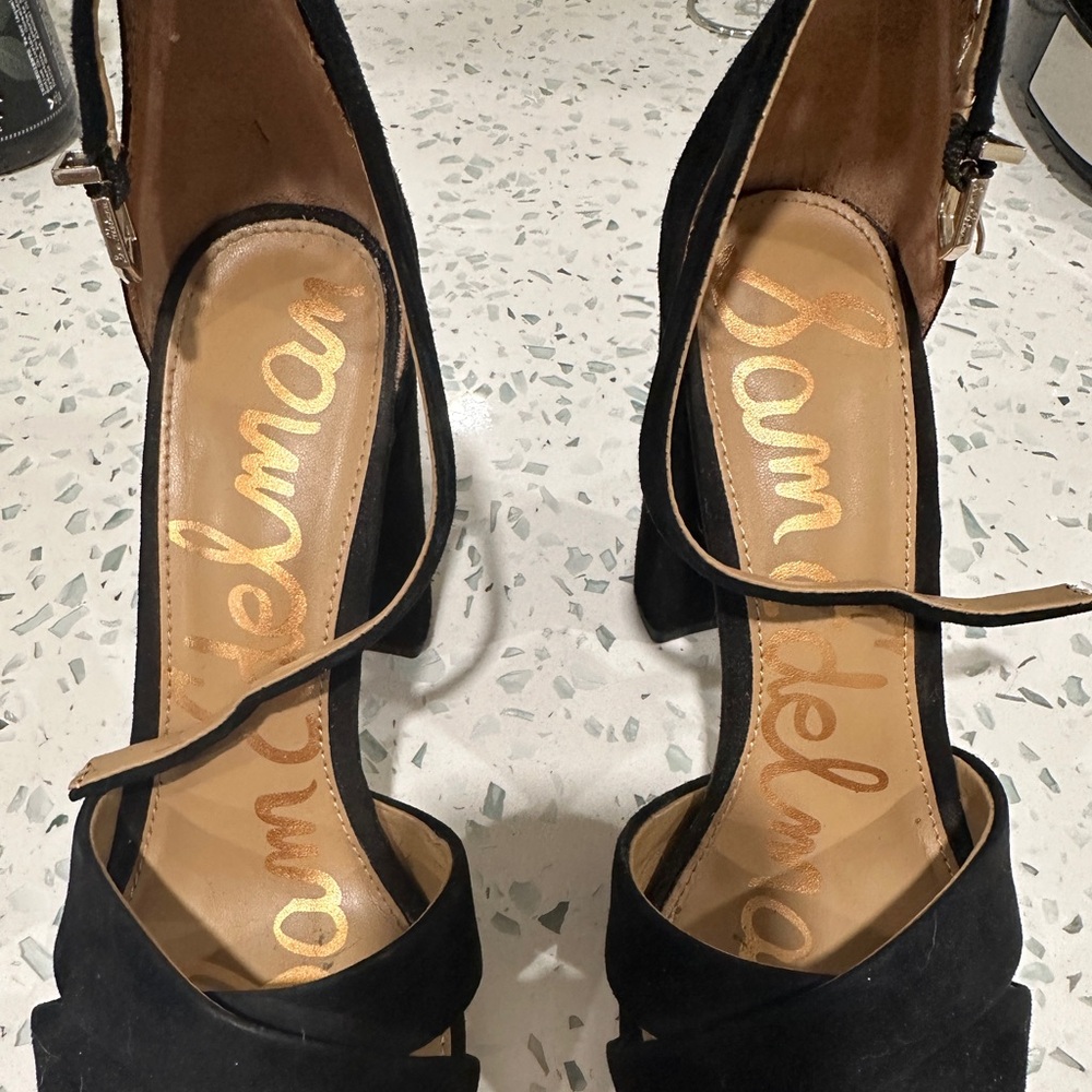 Sam Edelman strappy block shoes